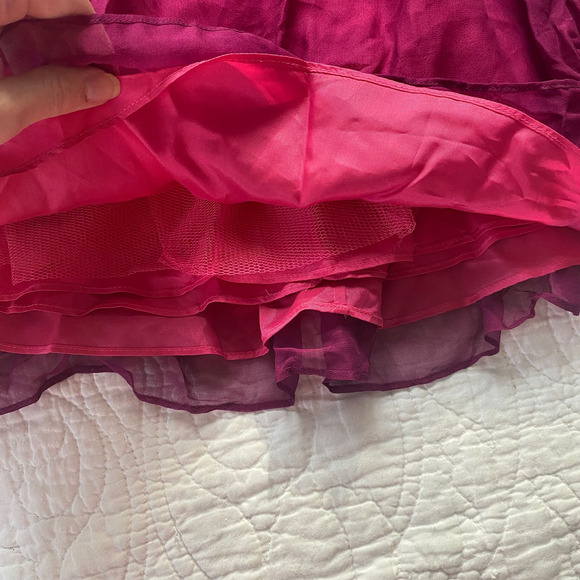 Betsey Johnson Pink Ombré Silk Tulle Dress - Picture 3 of 7